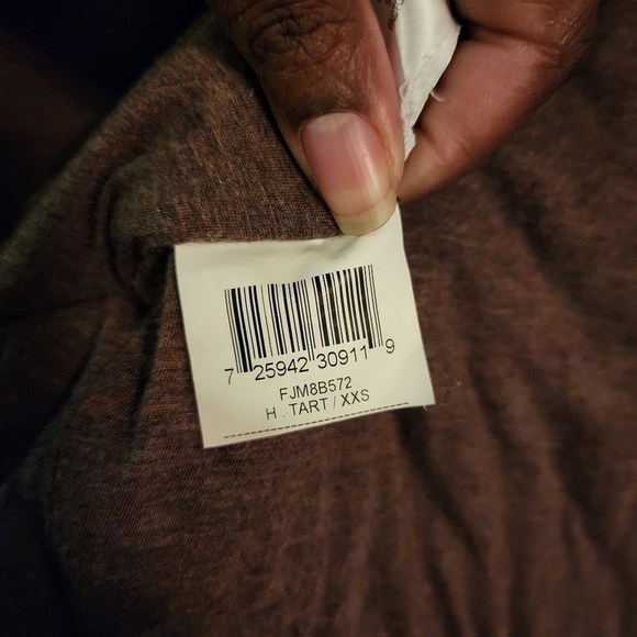 BCBGMaxAzria Brown Open Cardigan Tie Belt Size XXS - Picture 7 of 10